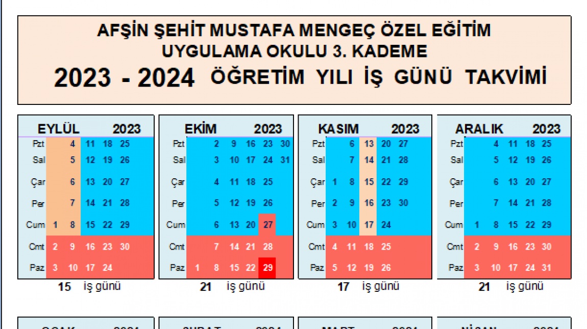 2023-24 İŞ GÜNÜ